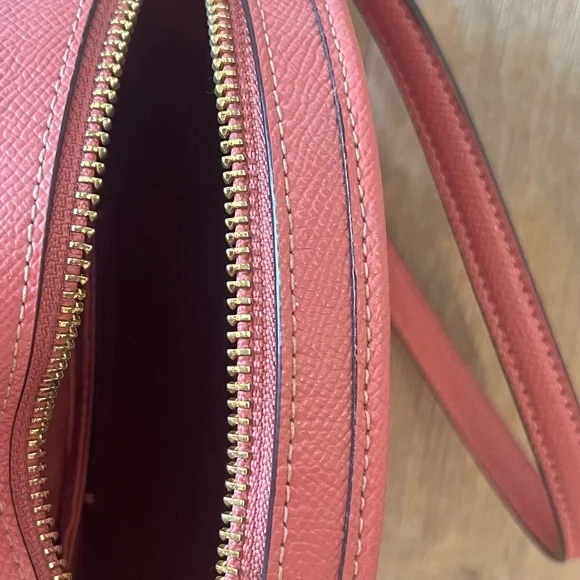 Coach Pink Leather Crossbody Purse - Picture 3 of 3